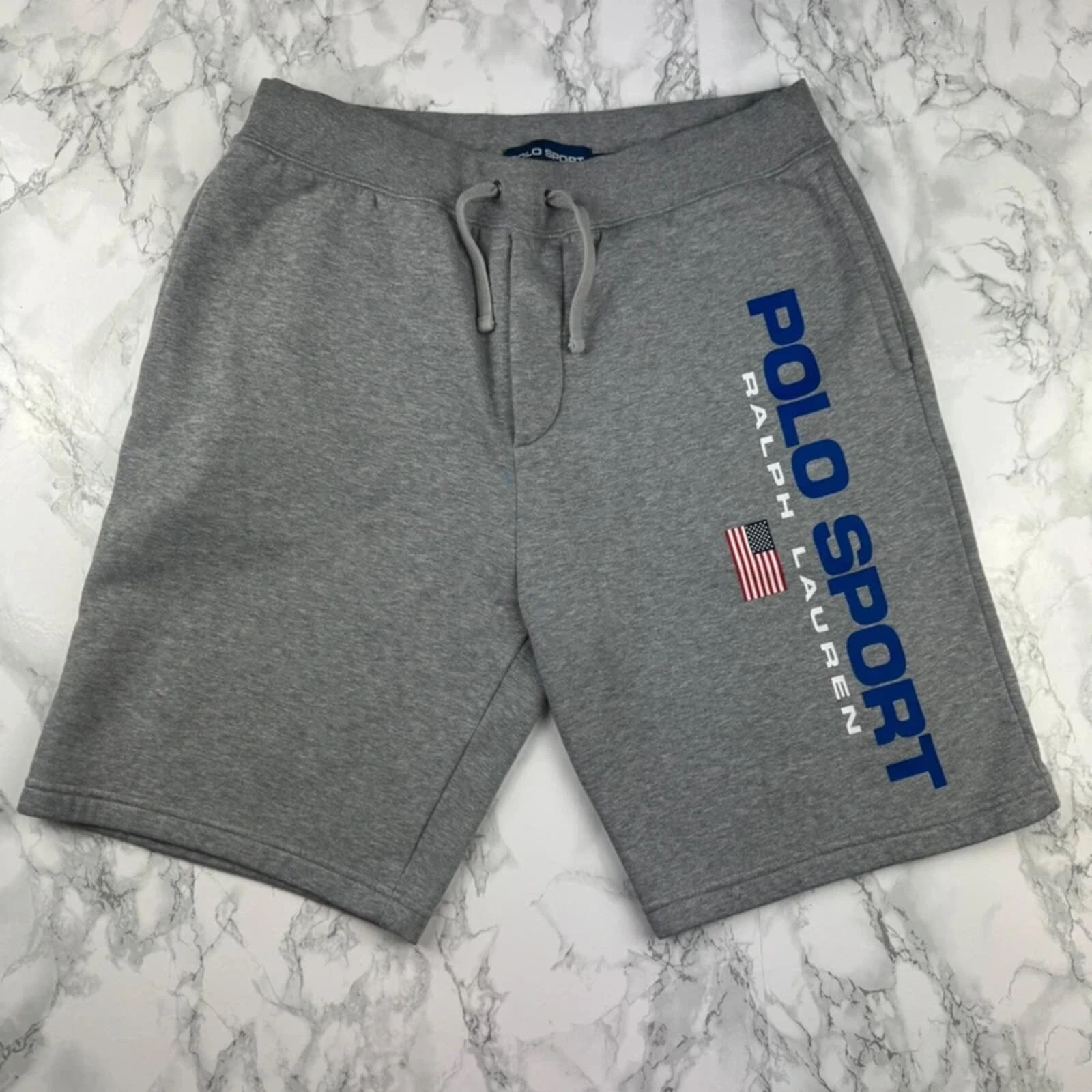 Ralph Lauren Polo Sport Shorts | Grey | Medium | 100% Cotton