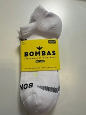 Bombas NWT Hex-Tec 3PR Unisex SZ: Medium Color: White