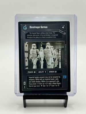 SWCCG Stormtrooper Garrison Star Wars CCG Reflections III 3 Premium