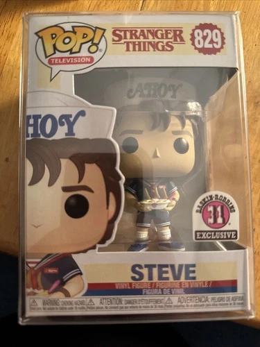 Funko Pop! Vinyl: Stranger Things - Steve  Baskin Robbins Exclusive #829