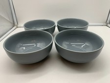 Ceramic 6in Blue Cereal Bowl Set for 4 AA02B62013