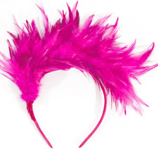 Feather Fascinator Women Halloween Christmas Tea Party 20s 50s 80s Headband Hat