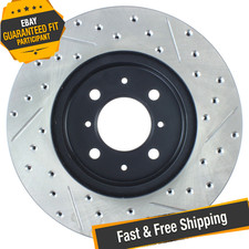 Stoptech Sport Drilled Slotted 1-piece Front Brake Rotor For 90-05 Honda Civic
