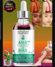 AHA /BHA Skin Brightening Serum Dark Spots Lightening Essence,30ml USA Stock 