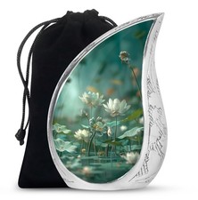 Lotus Spirit Memorial Urns for Human Ashes Adult Male Female 10 Inch