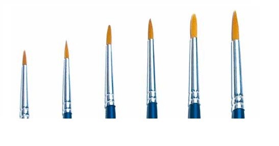 Italeri 52202 - Italeri Round Brush 00 Synthetic Hair (1) - New