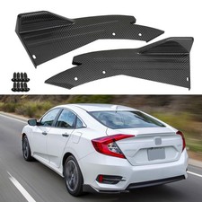 KEEPDSGN Universal Car Rear Bumper Diffuser Spoiler Fins Lip Splitters Canards