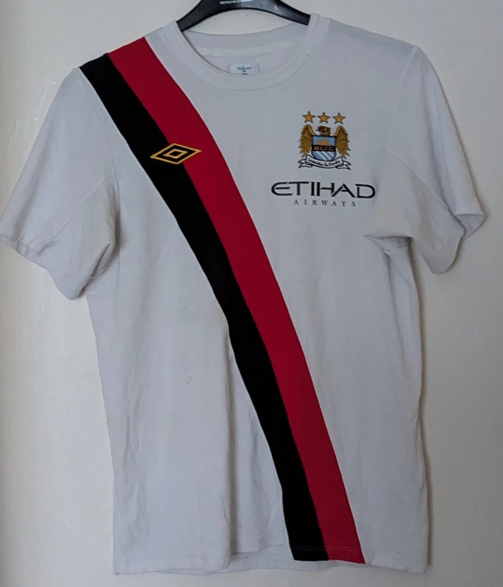 Maillot Umbro Manchester City "Pride & Hope" - Blanc, Manches Courtes, Taille XL - Neuf Avec étiquettes