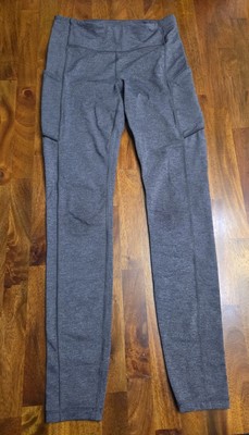 Lululemon Speed Up Tight Heathered Gray Workout Luxtreme Sz 6 Pockets 28'' Inseam
