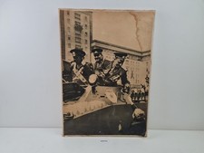 Werbeposter Dewag-Handelswerbung Berlin Pappe Offiziere Panzer russisch #240701