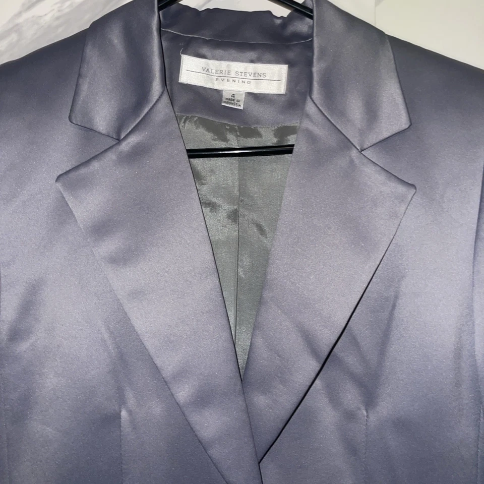 Valerie Stevens Evening Millennium Nights Women Coat/Blazer/Jacket Size 4 - Image 2 of 3