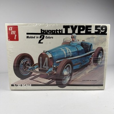 Vintage SEALED AMT/Matchbox #2021 1/32 Scale Bugatti Type 59 Race Car from 1979