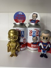 Funko Soda! Marvel: Stan Lee Chase/Common Bundle - Gold - LE 1/1,600