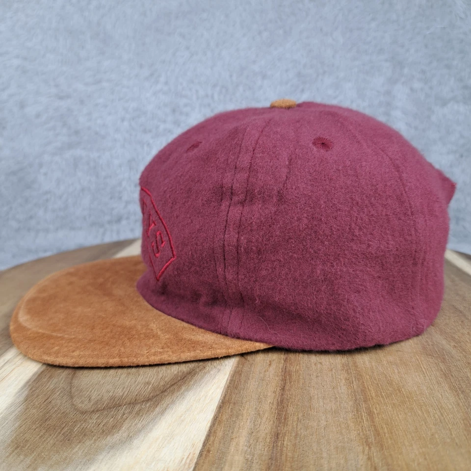 Винтажная ирландская кремовая кепка Baileys с ремешком на спине из рекса с замшевыми полями оригинальная мужская - Изображение 3 из 4