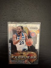 Derrick Rose  2019-20 Panini Prizm Fearless insert FAST BREAK PRIZM #20 Pistons