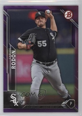 2016 Bowman Purple 49/250 Carlos Rodon #24 e0v