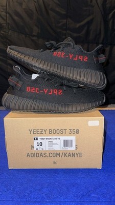 Adidas Yeezy Boost 350 V2 Bred CP9652 Size 10 Men 100% Authentic, **BRAND NEW**