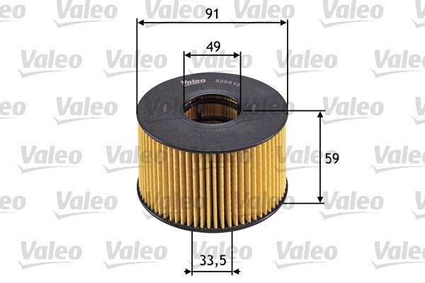 Valeo 586513 ÖLfilter For Ford Ford Australia Jaguar LDV LTI-image