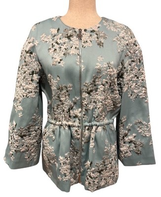 Moncler Gamme Rouge GIUBBOTTO ORTIE Floral Jacket Full Zip Women s 2 Medium