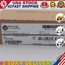 Allen Bradley MicroLogix 1762-IA8 /A 120V AC Input Module Surplus SEALED