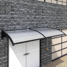 Türüberdachung Markise vorne hinten Veranda Terrasse Fenster Regenschutz Schutz UK