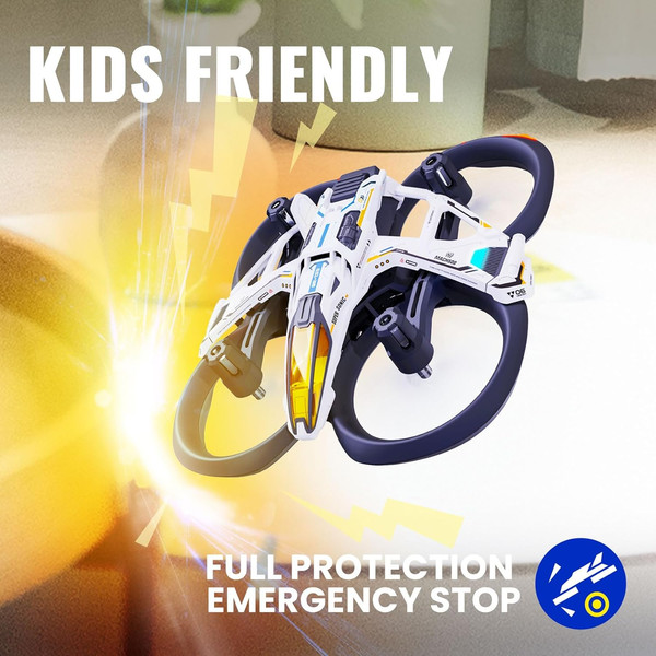 Alternate view of Mach 500 Tiny Drones Kids, Mini Micro Nano Indoor Quadcopter Age 8-12