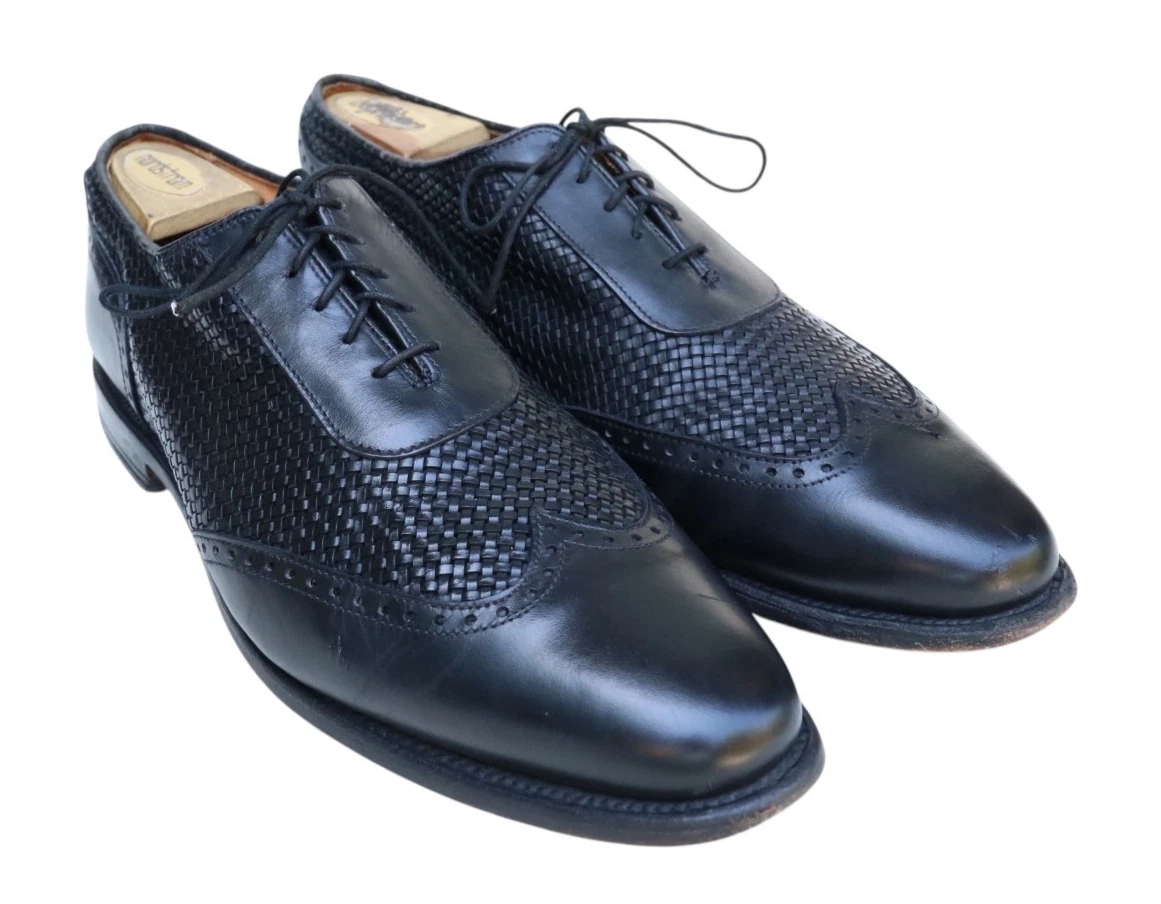 Allen Edmonds Black Wingtip Dress Shoes for Men for sale | eBay display picture 1