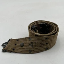 WW2 US Army Military M1910 Officer Pistol Web Belt Field Gear Equipment