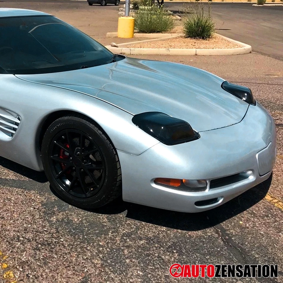 Fit 1997-2004 Chevrolet Corvette C5 Smoke Projector Headlights Lamps Left+Right Foto 3 de 4