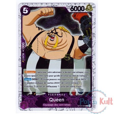 One Piece Card Game Karte ST04-005 C Queen Jolly Roger Foil [FR] TCG PRB01 NM