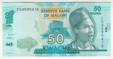 2020 Malawi 50 Kwacha 4590416 UNC Paper Money Banknotes Currency