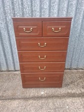 Modern Alstons Two Over Four Six Drawer Chest Of Drawers Turnberry TUC4+2