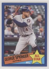 2020 Topps 1985 Topps Baseball All-Stars Blue George Springer #85AS-37 4l3