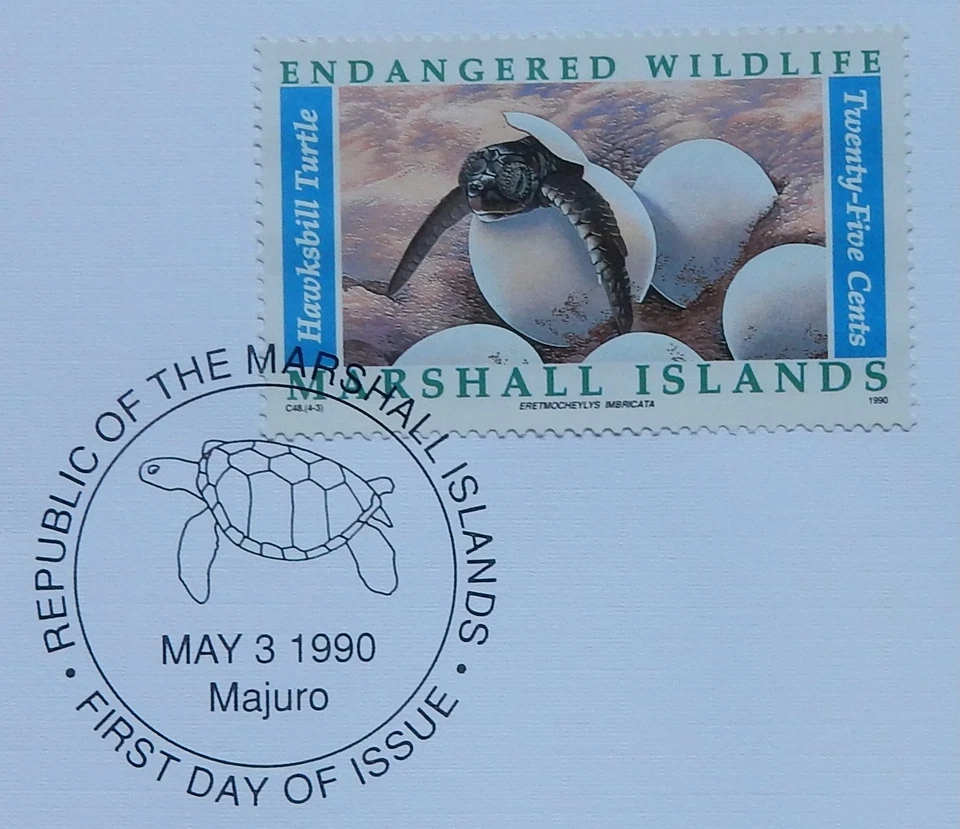 Set of 8 First Day of Issue Stamped Envelopes 1990 - Endangered Wildlife - Image 3 of 4