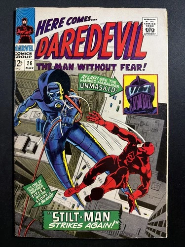Daredevil #26 1967 Silver Age 1st Print Vintage Marvel Comics VG/Fine *A4