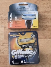 Gillette PROGLIDE Shield  5 Razor Blade 4 Cartridges & Blade For Men 4 Cartridge