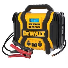 Dewalt 2000-peak Amp Portable Jump Starter With Digital Compressor Usb And Ac