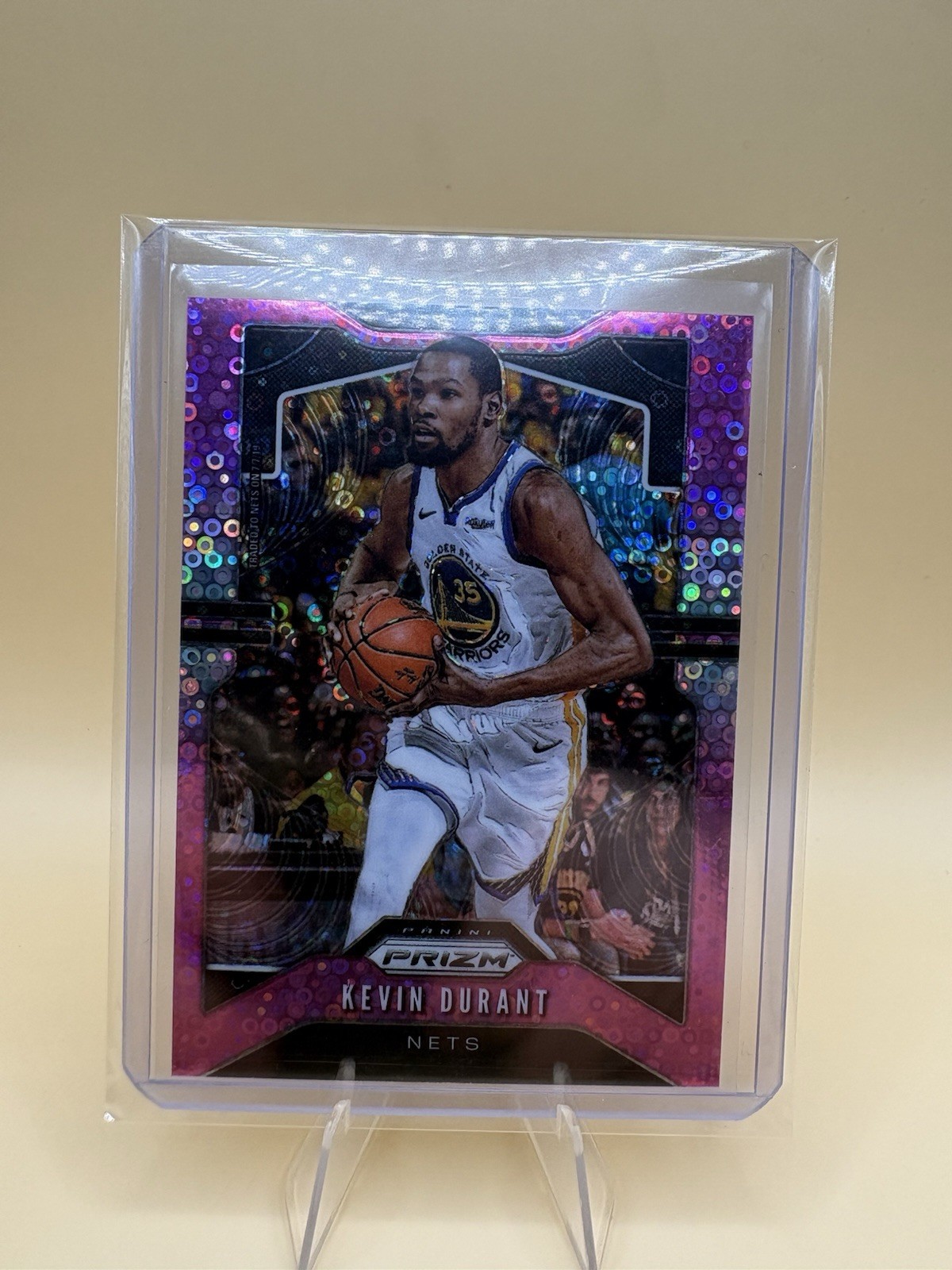 2019-20 Panini Prizm - Kevin Durant #210 Pink Fast Break Prizm /50