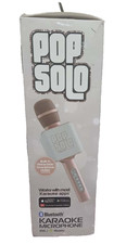 Pop Solo Bluetooth Karaoke Microphone Tzumi - Rose Gold/White - NEW