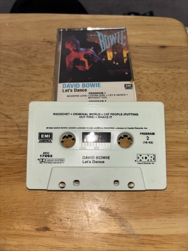 David Bowie Cassettes Lets Dance & Tonight Expanded Dynamic Range - Picture 4 of 8