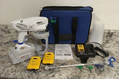 #ad Graco 25R791 20V 5 16 Gal Tank Capacity Cordless Handheld Sprayer $429.99