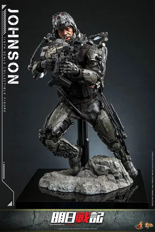 Hot Toys Movie Masterpiece MMS668 1/6 Johnson Warriors of Future Action Figure - Image 3 of 4