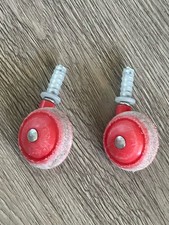 Tiny Love 4-in-1 Activity Walker 2 Front Casters Wheel Replacement Part Red