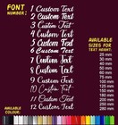 Personalised Name Vinyl Sticker – Custom Text Wall / Car Decal – Any Font – Free