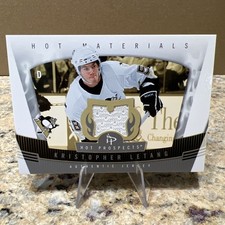 2006-07 Fleer Hot Prospects Materials Kris Letang JERSEY Pittsburgh Penguins