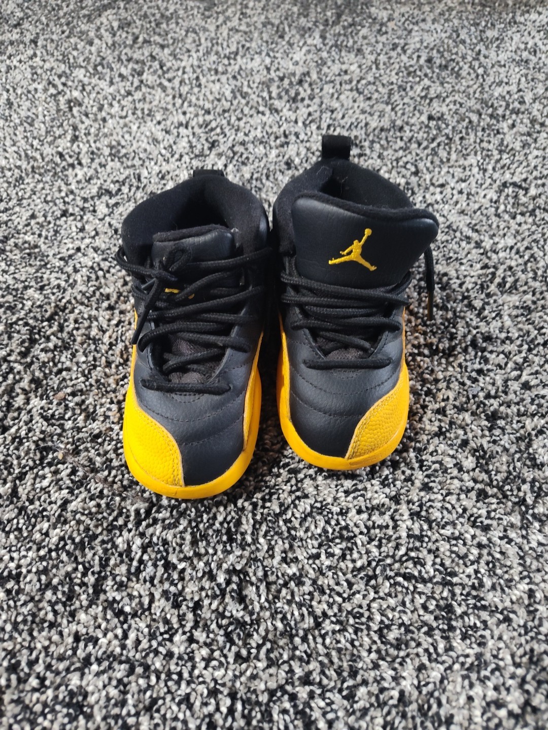 Air Jordan 12 Retro TD University Gold Black Toddler 8C 850000-070 UK 7.5 EUR 25