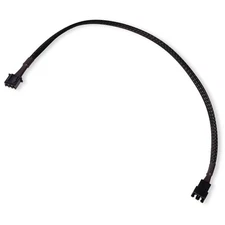 Alphacool 18698 RGB Plastic Splitter Cable Black 3-pin 300mm 1pc Extension JST