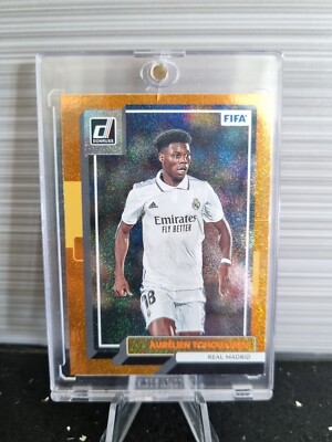 2022-23 Panini Donruss FIFA AURELIEN TCHOUAMENI #52 ORANGE SP REAL MADRID