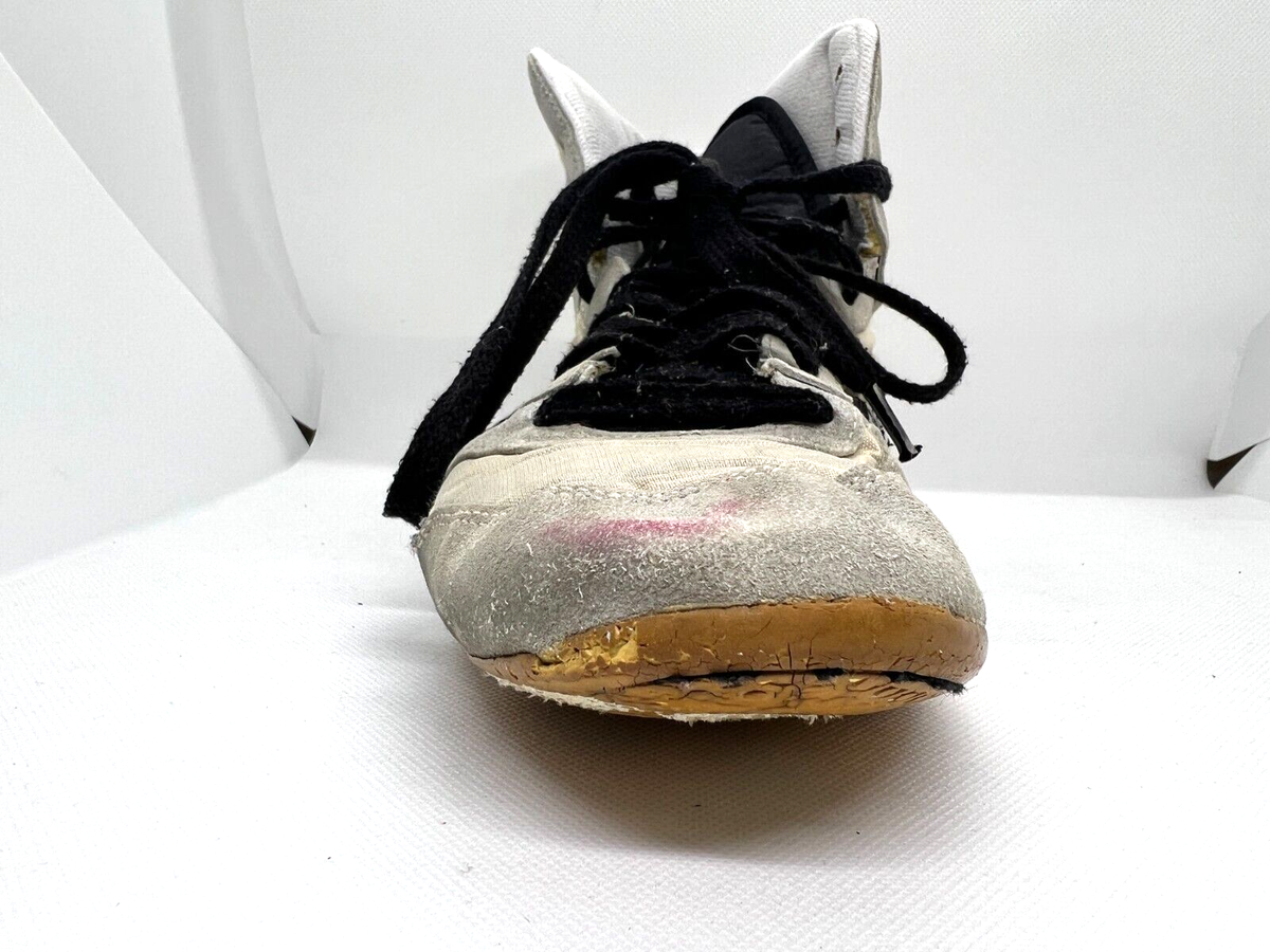 アシックス asics レスリングシューズ 27cm TWR325 RT0190 Asics TWR325 Boxing Wrestling Shoes White Black US10.5 (27.5