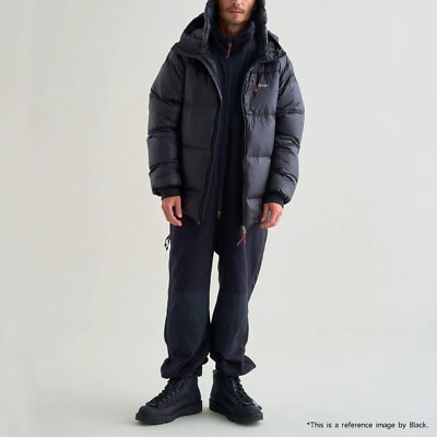 NANGA MOUNTAIN LODGE Goose DOWN HOODIE JACKET Outer RUSTY ORANGE
